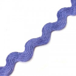 Lacet Zig-Zag en Cotton 8mm (~20m/bobine)