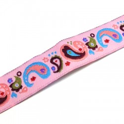 Polyester Ribbon with Paisley Designs 16mm (~3yards/pack)