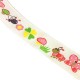 Polyerster Ribbon with butterflies 25mm (~10yards/pack)
