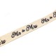 Cotton Lace 15mm with Mr & Mrs Prints (~10yards/pack)