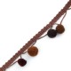 Nastro Sintetico con Pompon 25mm (~2yard/conf)
