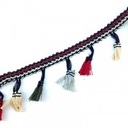 Polyester Ribbon Tassels 11mm (~3yards/pack)