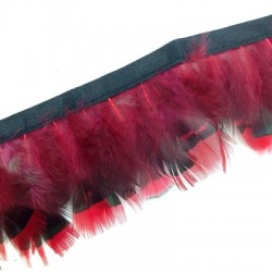 Nastro Sintetico con Piume di Fagiano ~40-60mm (~1mtr/conf)