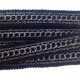 Lacet Synthétique avec Chaîne 25cm (~1,8m./paquet)