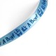 Ruban Polyester « It's a boy » 15 mm (Environ 10 Mètres/Bobine)