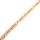 Ruban de Coton « Christmas with Wishes » 10 mm (Environ 25 M/Bobine)