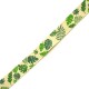 Cotton Ribbon w/ Leaves 15mm (10mtrs/pack)