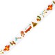 Ribbon Grosgrain with Indian Symbols 15mm (~10yards/pack)