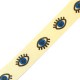 Ribbon Cotton with Eye 12mm (10mtrs/spool)