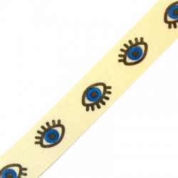 Cinta de Algodón con Ojo 10mm(10metros/rollo)