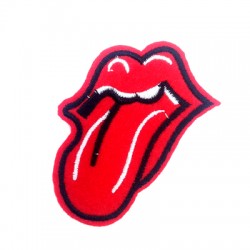 Fabric Mouth 'Rolling Stones' 51x63mm