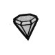 Fabric Diamond 38x41mm