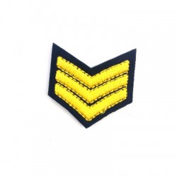 Applicazione Termoadesiva di Tela Insigna Militare 40x37mm