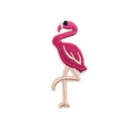 Flamingo de Tela Termoadhesivo 36x36mm