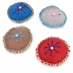 Fabric Talisman Round 30mm