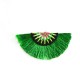 Metal Ring Pendant with Fringe ~71x39mm
