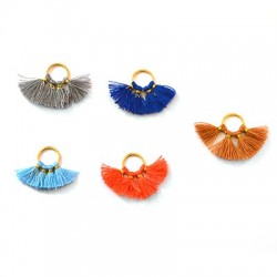 Pendentif à Pompons en Coton 20 mm