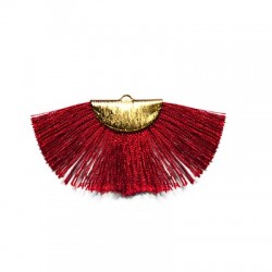 Pendentif à Pompons 68 x 35 mm