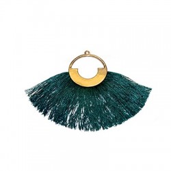 Pendentif à Pompons 98 x 65 mm