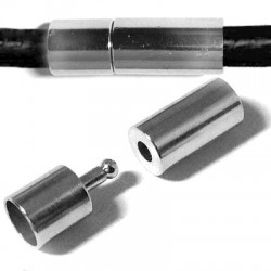 Chiusura in Metallo Ottone a Tubo 6x19mm (Ø 5mm)
