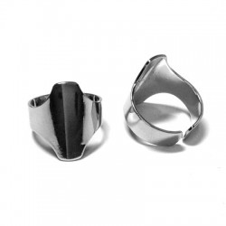 Anillo de Metal Latón Ajustable 20x6mm