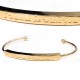 Brass Adjustable Bracelet ECO 60mm 'I wanna be with you'