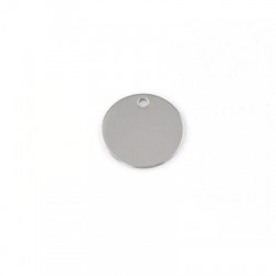 78010340 Brass Round Tag Plain 8mm (Ø 1.4mm)