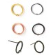 Brass Earring Circle 14mm