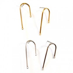 Brass Earring 15x36mm