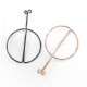 Brass Earring Geometric 51x74mm