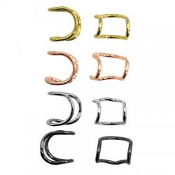 Pendiente de Metal Latón 12x9mm