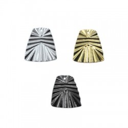 Pendentif Trapézoïdal en Laiton 19 x 21 mm