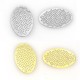 Pendentif Ovale en Laiton 17 x 26 mm