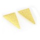 Brass Pendant Triangle 18x28mm
