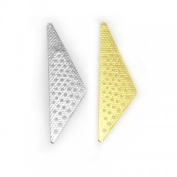 Pendentif Triangle en Laiton 18 x 28 mm
