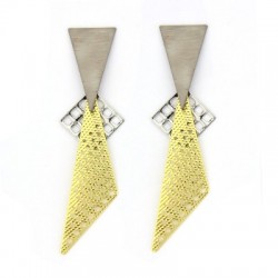Pendentif Triangle en Laiton 18 x 28 mm
