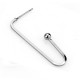 Orecchino in Metallo Ottone con Pallina 10x34mm