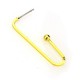Pendiente de Metal Laton con Bola 10x34mm