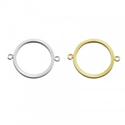 Connecteur rond en Laiton 25 x 2 mm