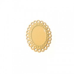 Μεταλλικό Χρωματιστό Στοιχείο Κορνίζα 24x18mm