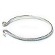 Braccialetto in Acciaio Regolabile Zigrinato 57x3mm