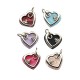 Metal Charm Heart 15x13mm