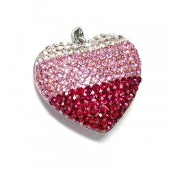 Pendentif cœur 52 x 47/25 mm