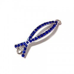 Poisson en Strass 10 x 47 mm