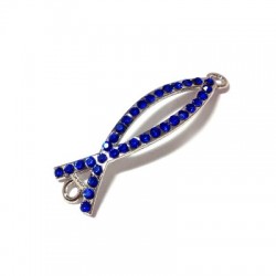 Rhinestone Fish 10x47mm