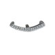 Zamak Curved Tube 42x8mm