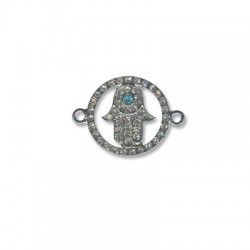 Z/A Round Hamsa Hand 30x22mm