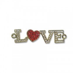 « LOVE » en Zamak 51 x 13 mm