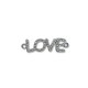 Zamak "LOVE" 36x11mm