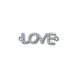 Perle en Zamak « LOVE » 36 x 11 mm